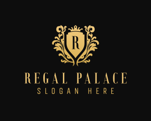 Regal Monarchy Shield logo design