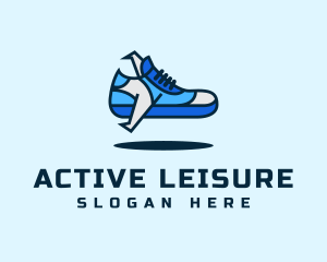 Fly Active Footwear logo design