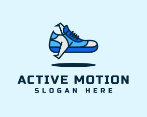 Fly Active Footwear logo design