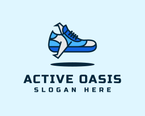 Fly Active Footwear logo design