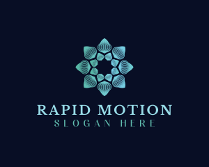 Motion Flower Media logo design