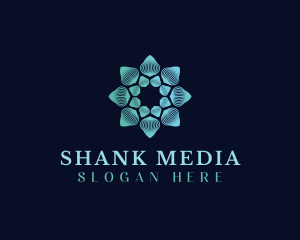 Motion Flower Media logo design