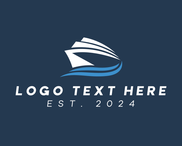 Luxury Boat logo example 4