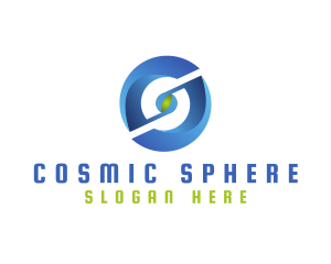 Abstract Tech Digital Sphere logo design