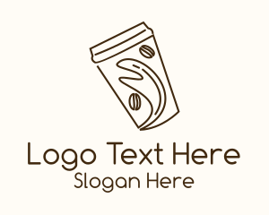 Coffee Bean Drink Logo