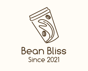 Coffee Bean Drink logo design