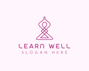 Yoga Relaxation Wellness logo design