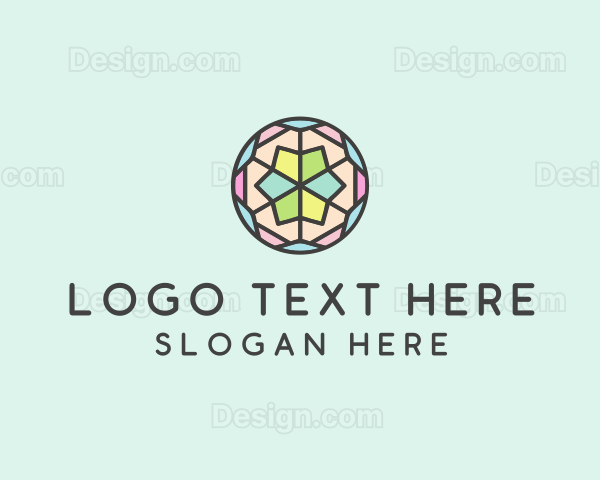 Multicolor Mandala Symbol Logo