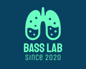 Respiratory Lung Laboratory logo design