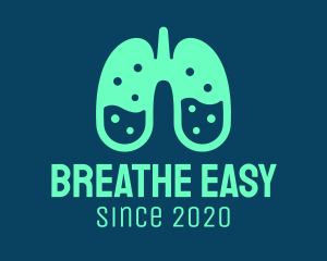 Respiratory Lung Laboratory logo design