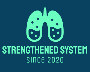 Respiratory Lung Laboratory logo design