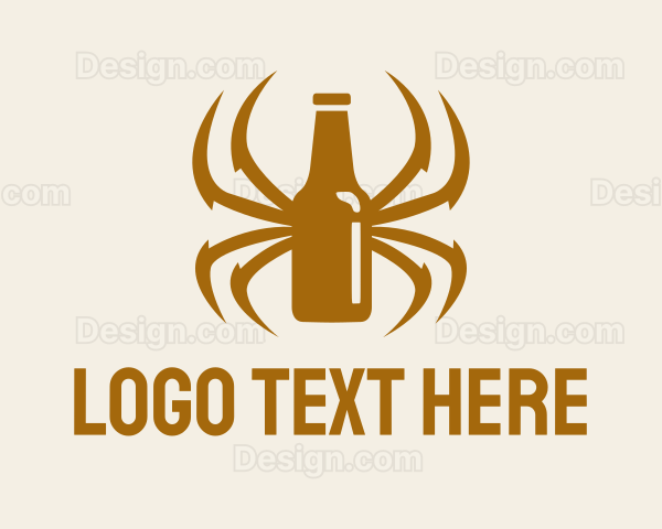 Spider Legs Bottle Logo