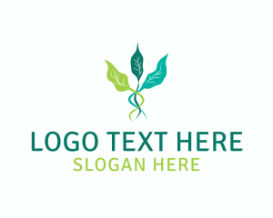 Leaf Sprout Vine logo