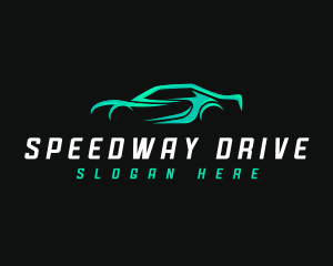 Car Sedan Driving logo