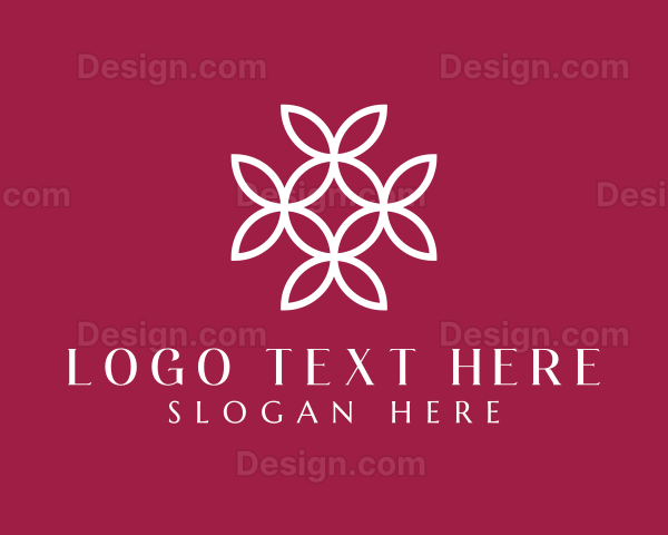 Flower Petal Pattern Logo