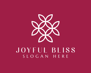 Flower Petal Pattern Logo