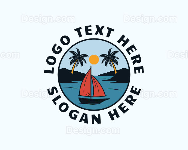 Boat Island Getaway Logo