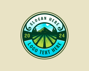 Mountain Farming Landscape logo