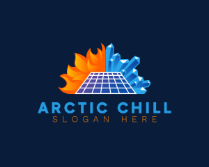 Solar Heat Ice logo design