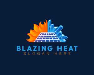 Solar Heat Ice logo design