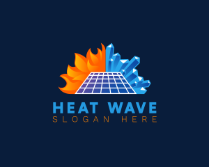 Solar Heat Ice logo design