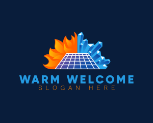 Solar Heat Ice logo design