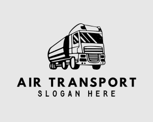 Fuel Truck Transport logo design