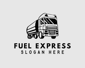 Fuel Truck Transport logo design