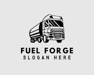 Fuel Truck Transport logo design
