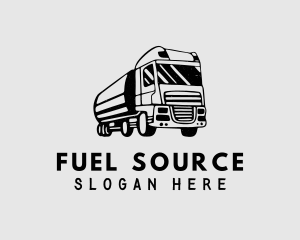 Fuel Truck Transport logo design