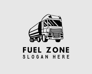 Fuel Truck Transport logo design