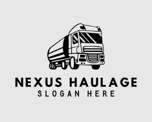 Fuel Truck Transport logo design