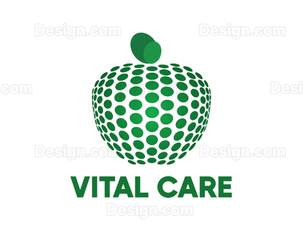 Dots & Green Apple Logo