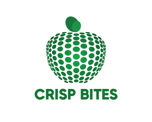 Dots & Green Apple logo design