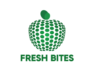 Dots & Green Apple logo