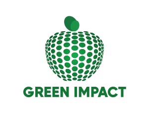 Dots & Green Apple logo