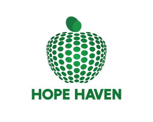 Dots & Green Apple logo