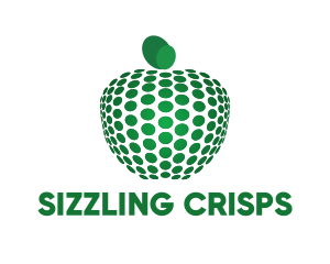 Dots & Green Apple logo design