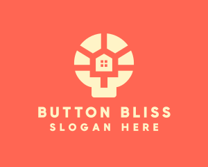 Light Bulb House logo design