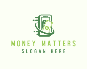 Mobile Application Money logo design