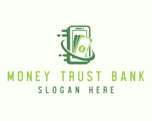 Mobile Application Money logo design