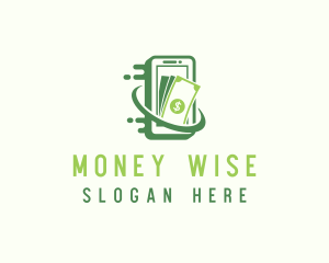 Mobile Application Money logo design