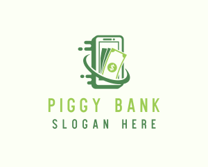 Mobile Application Money logo design