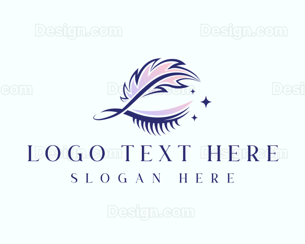 Eyebrow Feather Lashes Logo