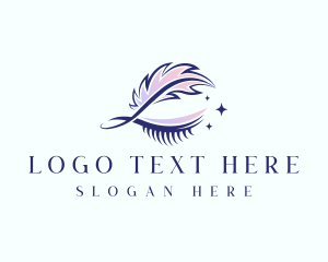 Eyebrow Feather Lashes Logo