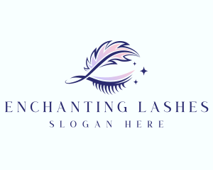 Eyebrow Feather Lashes logo