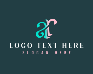 Elegant Monogram Letter AR Logo