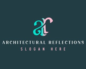 Elegant Monogram Letter AR logo design