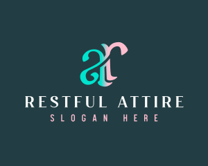 Elegant Monogram Letter AR logo