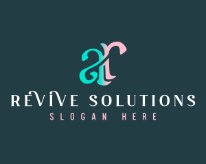 Elegant Monogram Letter AR logo design